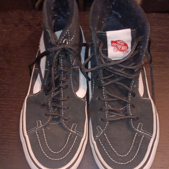 Vans Other - Vans High-Top Sneakers in Black and White
